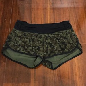 Lululemon camo shorts